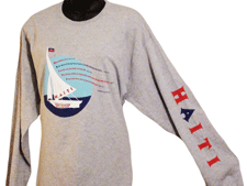 Photo of our Haiti T-shirt